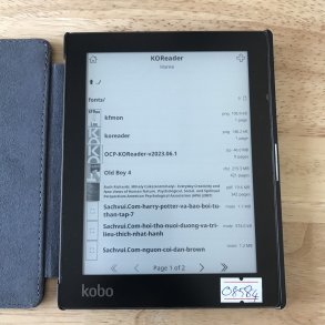 [Máy Nhật Cũ] Máy đọc sách Kobo Aura kèm thẻ 16g CODE 89184