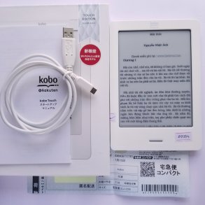 [Máy Nhật Cũ] Máy Đọc Sách Kobo Touch Full Box code 69994