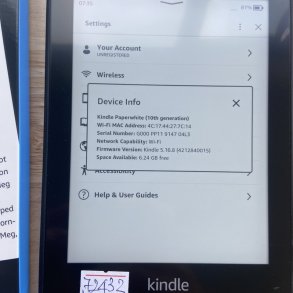 [Máy Nhật Cũ] Máy đọc sách Kindle Paperwhite gen 4 10th 8g CODE 72432