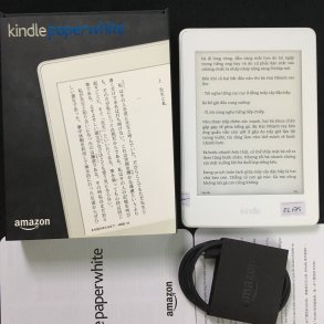 [Máy Nhật Cũ] Máy Đọc Sách Kindle Paperwhite 3 manga Full Box Code 02175