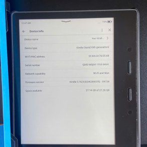 Máy Đọc Sách Kindle Oasis 3 (2019) 10th 32GB CODE 31335