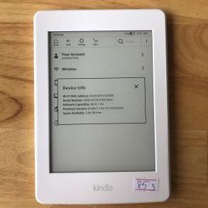 [Máy Nhật Cũ] Máy Đọc Sách Kindle Paperwhite Gen 3 7th CODE PVN853