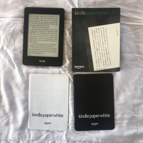 [Máy Nhật Cũ] Máy Đọc Sách Kindle Paperwhite Gen 2 6th Full Box Code 52002