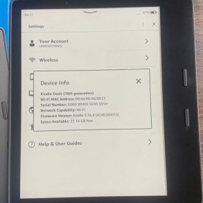 Máy Đọc Sách Kindle Oasis 3 (2019) 10th 32GB CODE 71895