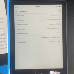 Máy Đọc Sách Kindle Paperwhite 11th (2022) 16g CODE 62462