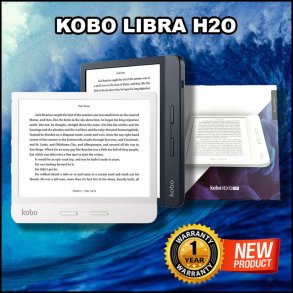 Máy Đọc Sách Kobo Libra H2O Mới Nguyên Seal Màu Đen CODE Kobo Libra H2O