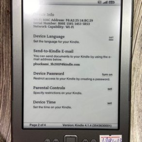 [Máy Cũ] Máy Đọc Sách Kindle 4 Code 4894-13