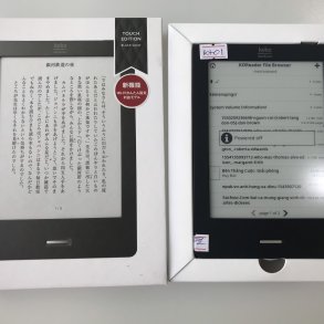 [Máy Nhật Cũ] Kobo Touch Fullbox code kt01
