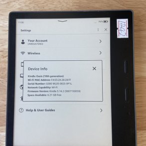 Máy Đọc Sách Kindle Oasis 3 (2019) 10th 8GB CODE 1242