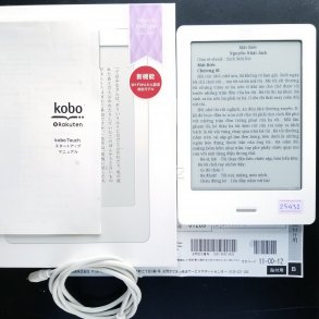 [Máy Nhật Cũ] Máy Đọc Sách Kobo Touch Fullbox code 25432