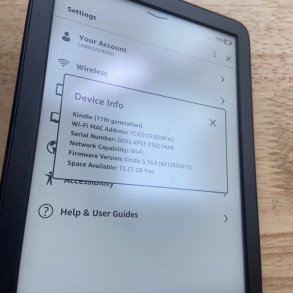 [Máy Nhật Cũ] Máy đọc sách Kindle Basic 11th 16Gb  (2022) CODE 99224