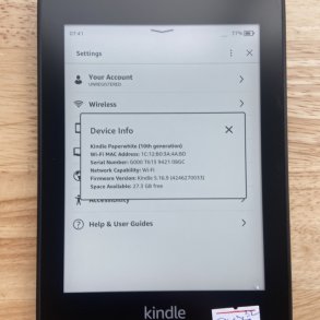 [Máy Nhật Cũ] Máy Đọc Sách Kindle Paperwhite gen 4 10th 32g CODE 91676