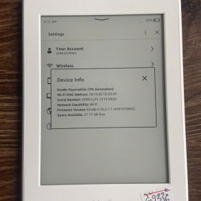 [Máy Nhật Cũ] Máy Đọc Sách Kindle Paperwhite gen 3 7th 32g CODE 69336