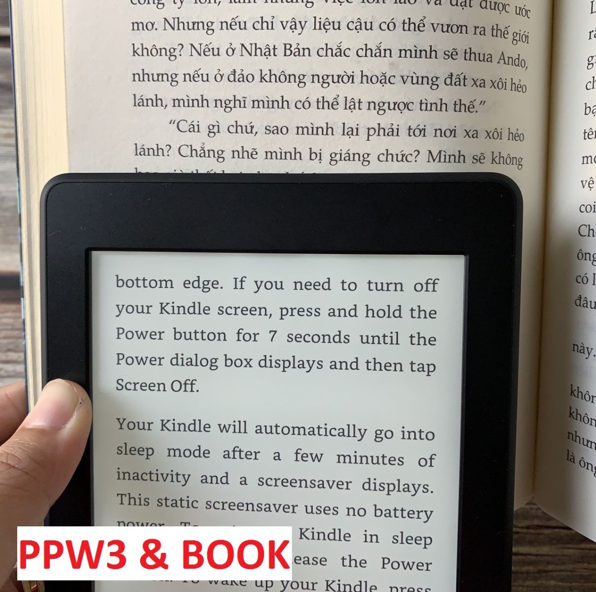 So sánh hiển thị chữ trên ppw3 và sách giấy